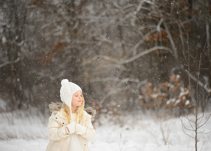عکاسی از کودکان در زمستان