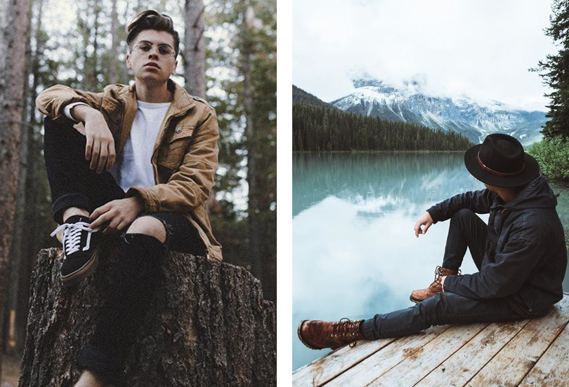 ژست عکاسی پسرانه گنگ