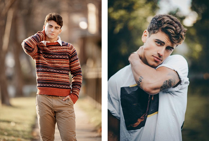 ژست عکاسی پسرانه گنگ