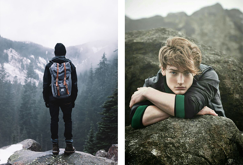 ژست عکاسی پسرانه گنگ