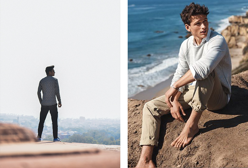 ژست عکاسی پسرانه گنگ