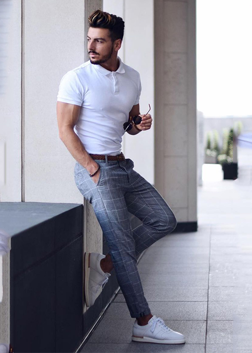 ژست عکاسی مردانه در فضای باز