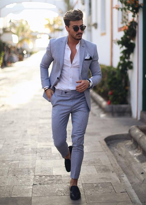 ژست عکاسی مردانه در فضای باز