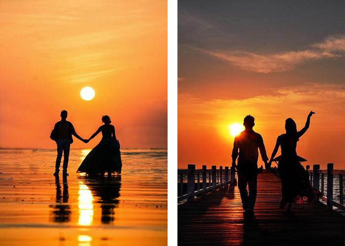 ژست عکاسی در طبیعت تابستان