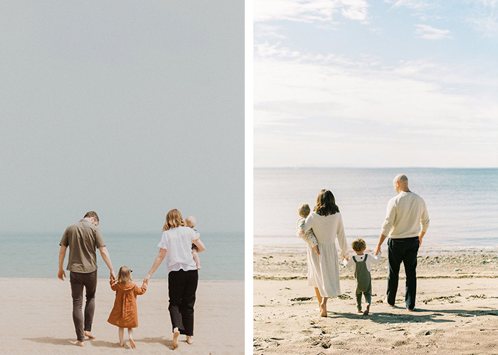 عکس دختر کنار دریا با مانتو