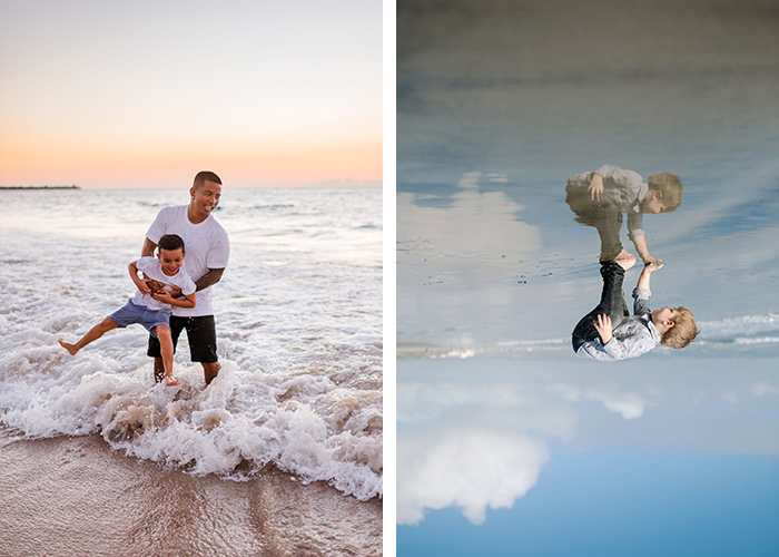 عکس دختر کنار دریا با مانتو