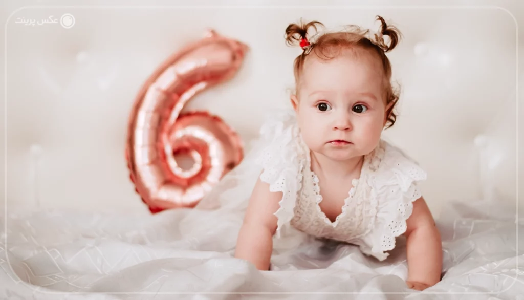 ۲۵ ایده برای عکاسی از نوزاد ۶ ماهه