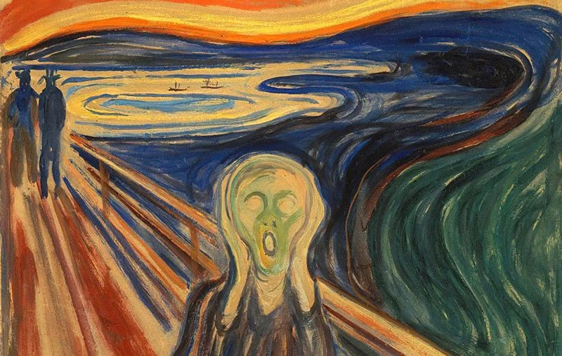 تابلو نقاشی جیغ (the scream)