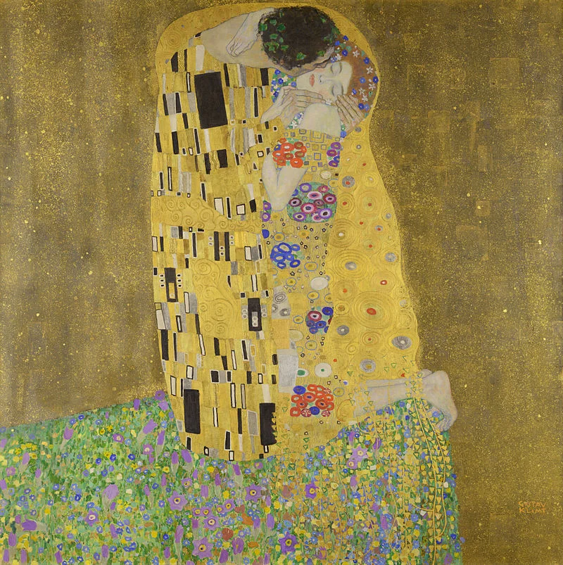 تابلو نقاشی بوسه (the kiss)