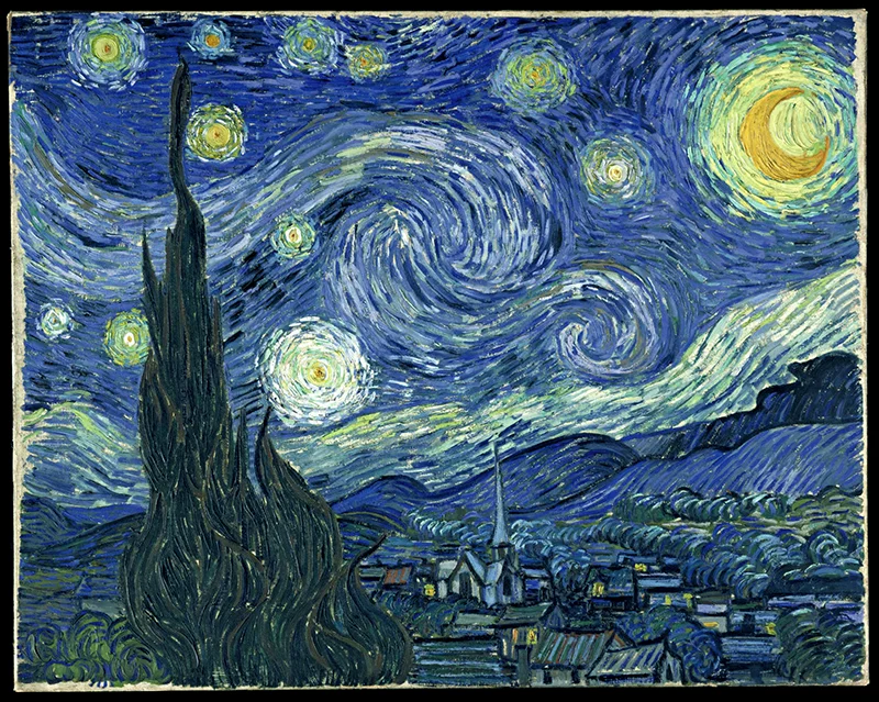 شب پرستاره (the starry night)